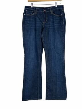Gap Dark Wash Bootcut Stretch Jeans Size 12R Womens Business Casual Denim